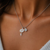 Personalized Botanical Colgante Collar