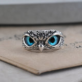 Opulent Owl Statement Anillo