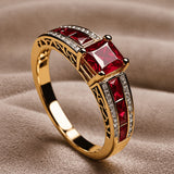 Heirloom Rubí Crown Anillo