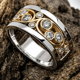 Cristal Ivy Garden Anillo