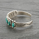 Plateado Piedra Legacy Pulsera
