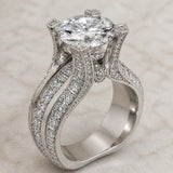 Cristal Luxe Statement Anillo