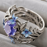 Lavender Bloom Heirloom Anillo