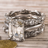 Vintage Plateado Bright Layer Anillo