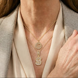 Pave Letter Initial Set de Collares