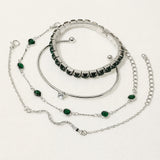 Vintage Esmeralda Set de Pulseras