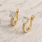 Golden Empress Aro Pendientes