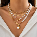 Vintage Perla & Serpiente Cadena Set de Collares