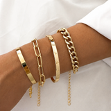 Elan Dorado Set de Pulseras