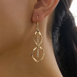 Pendientes Rayo de Sol Dorado