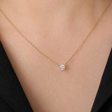 Atemporal Zircon Dorado Collar