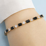 Bohemio Statement Ónix Pulsera