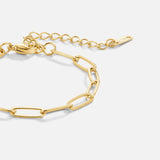 Modern Eslabones Dorado Pulsera