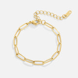 Modern Eslabones Dorado Pulsera