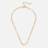 Dorado Cadena Eslabones Collar