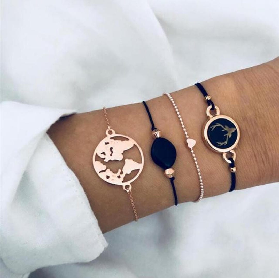 Conjunto de 5 Pulseras Elegantes