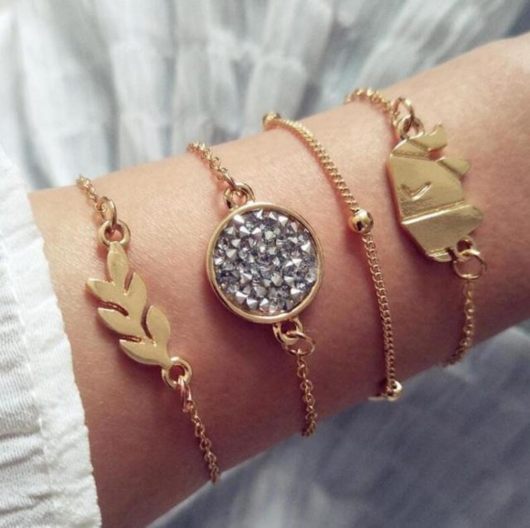 Conjunto de 5 Pulseras Elegantes