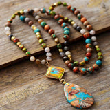 Intense Jasper Healing Energy Collar