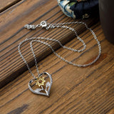 Sunflower Corazón Collar