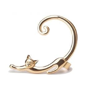 Arete Gato de Lujo en Plata