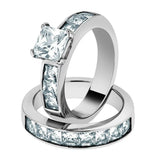 Vintage Plateado Cristal Anillo