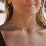 Dorado Serpiente Square Choker
