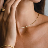 Dorado Serpiente Square Choker