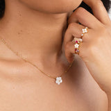 Greatness Bloom Flor Colgante Collar