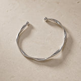 Escultural Abierto Minimalista Pulsera
